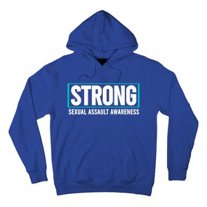 Sexual Assault Awareness Strong Gift Sexual Assault Awareness Gift Hoodie