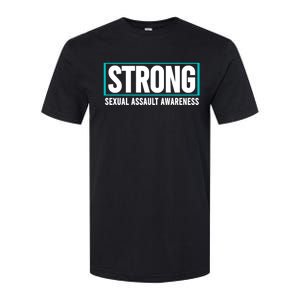 Sexual Assault Awareness Strong Gift Sexual Assault Awareness Gift Softstyle CVC T-Shirt