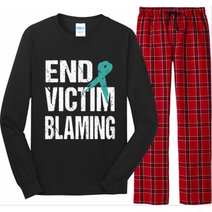 Sexual Assault Awareness Sexual Harasst Me Too Funny Gift Long Sleeve Pajama Set