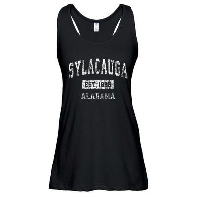 Sylacauga Alabama Al Vintage Sports Established Design Ladies Essential Flowy Tank