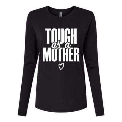 Strong As A Mother Gift Womens Cotton Relaxed Long Sleeve T-Shirt