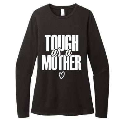 Strong As A Mother Gift Womens CVC Long Sleeve Shirt