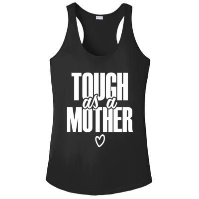 Strong As A Mother Gift Ladies PosiCharge Competitor Racerback Tank