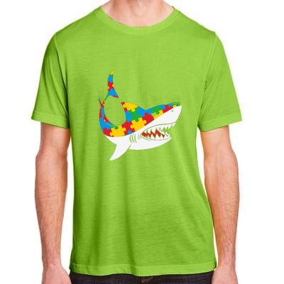 Shark Autism Awarness Shark Mama Autism Awareness Mother's Day Adult ChromaSoft Performance T-Shirt