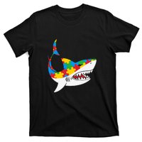 Shark Autism Awarness Shark Mama Autism Awareness Mother's Day T-Shirt