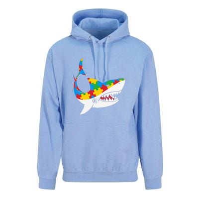 Shark Autism Awarness Shark Mama Autism Awareness Mother's Day Unisex Surf Hoodie