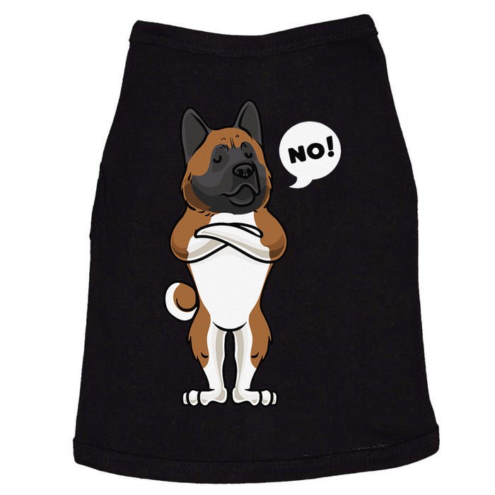 Stubborn American Akita Dog gift for mother's day Doggie Tank