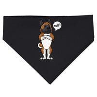 Stubborn American Akita Dog gift for mother's day USA-Made Doggie Bandana