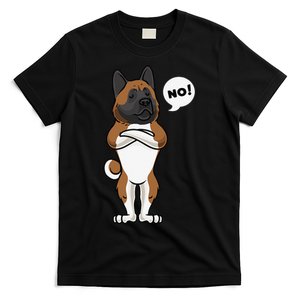 Stubborn American Akita Dog gift for mother's day T-Shirt