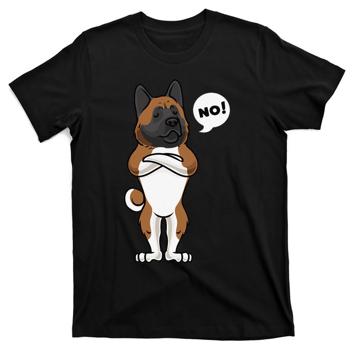 Stubborn American Akita Dog gift for mother's day T-Shirt