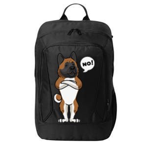 Stubborn American Akita Dog gift for mother's day City Backpack