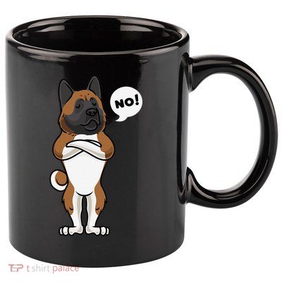 Stubborn American Akita Dog gift for mother's day 11oz C Handle Ceramic Mug
