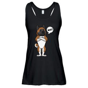 Stubborn American Akita Dog gift for mother's day Ladies Essential Flowy Tank