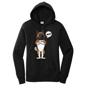 Stubborn American Akita Dog gift for mother's day Women's Pullover Hoodie