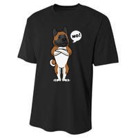 Stubborn American Akita Dog gift for mother's day Performance Sprint T-Shirt