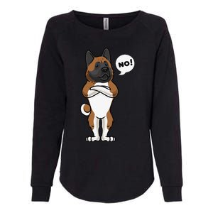 Stubborn American Akita Dog gift for mother's day Womens California Wash Sweatshirt