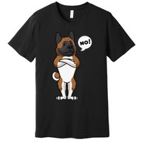 Stubborn American Akita Dog gift for mother's day Premium T-Shirt