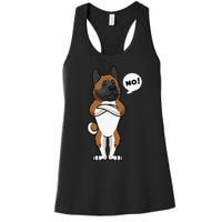 Stubborn American Akita Dog gift for mother's day Women's Racerback Tank