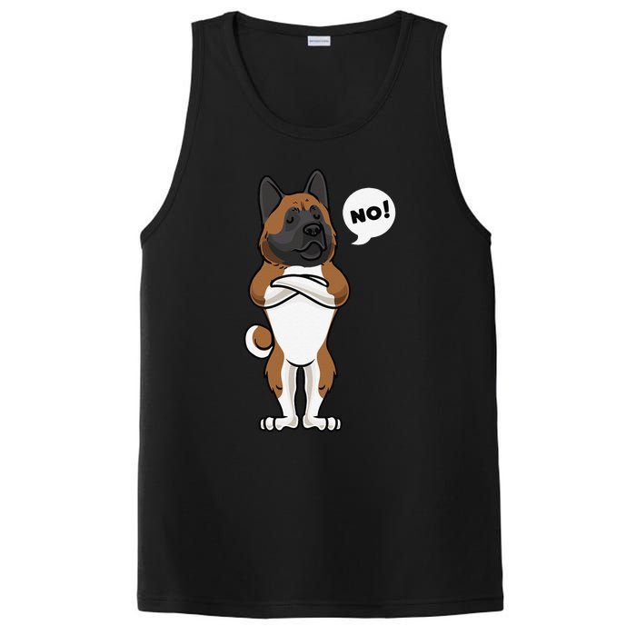 Stubborn American Akita Dog gift for mother's day PosiCharge Competitor Tank