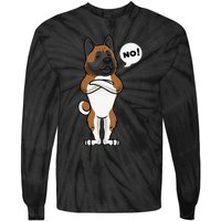 Stubborn American Akita Dog gift for mother's day Tie-Dye Long Sleeve Shirt