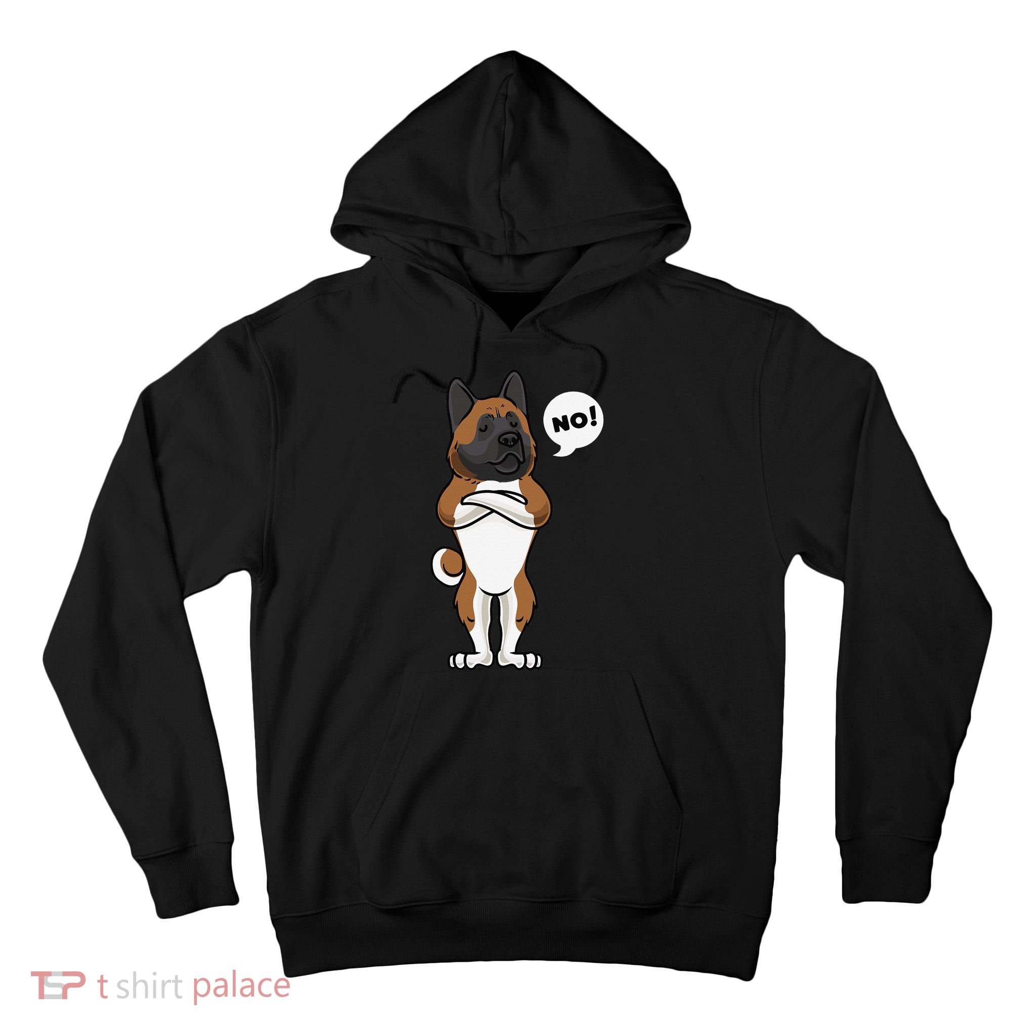 Stubborn American Akita Dog gift for mother's day Tall Hoodie