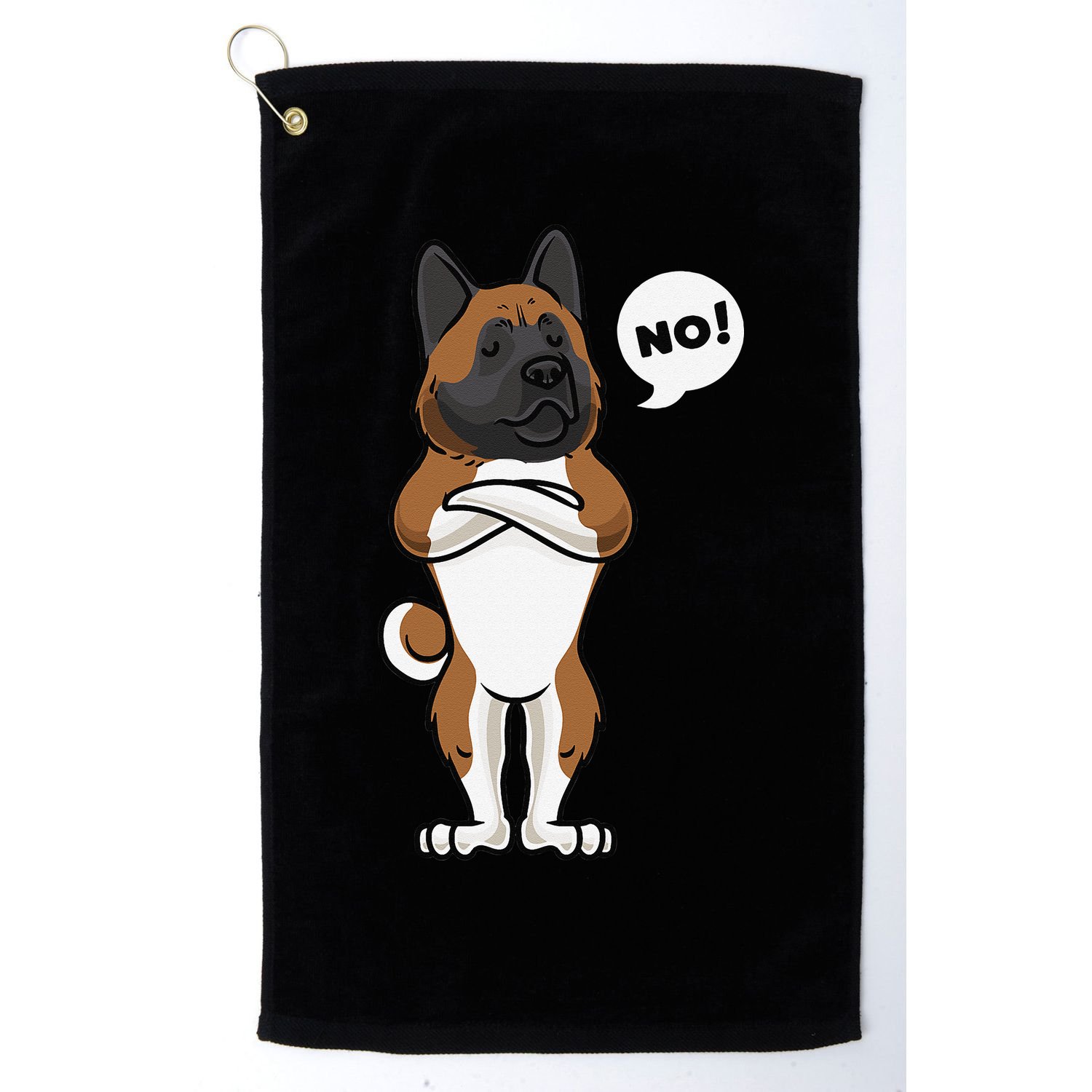 Stubborn American Akita Dog gift for mother's day Golf Towel