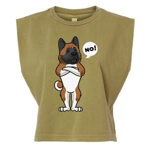 Stubborn American Akita Dog gift for mother's day Garment-Dyed Women's Muscle Tee