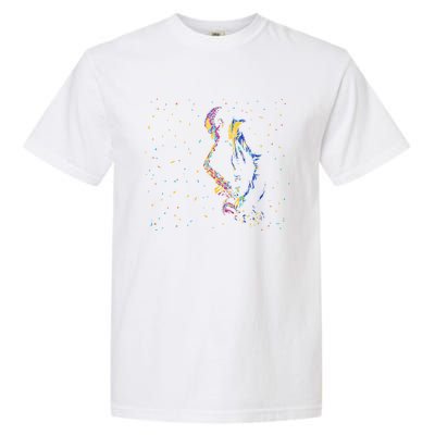 Saxophone Abstract Art Idea For Saxophone Player Great Gift Garment-Dyed Heavyweight T-Shirt