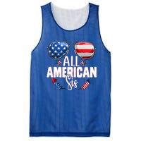 Sunglasses All American Sis 4th Of July Daughter Gift Mesh Reversible Basketball Jersey Tank