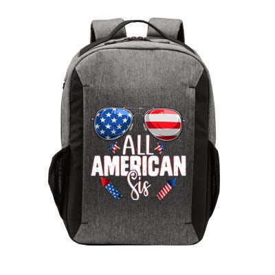 Sunglasses All American Sis 4th Of July Daughter Gift Vector Backpack