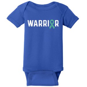 Sexual Assault Awareness Teal Ribbon Warrior Meaningful Gift Baby Bodysuit