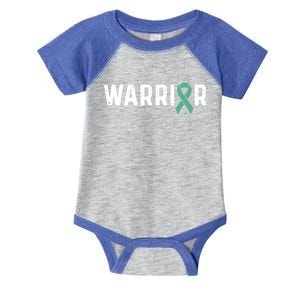 Sexual Assault Awareness Teal Ribbon Warrior Meaningful Gift Infant Baby Jersey Bodysuit