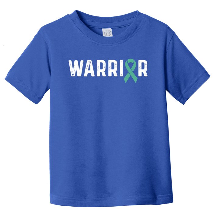 Sexual Assault Awareness Teal Ribbon Warrior Meaningful Gift Toddler T-Shirt