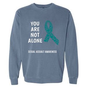 Sexual Assault Awareness Harasst Meaningful Gift Garment-Dyed Sweatshirt