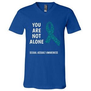 Sexual Assault Awareness Harasst Meaningful Gift V-Neck T-Shirt