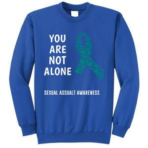 Sexual Assault Awareness Harasst Meaningful Gift Tall Sweatshirt