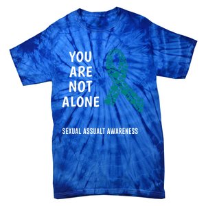 Sexual Assault Awareness Harasst Meaningful Gift Tie-Dye T-Shirt