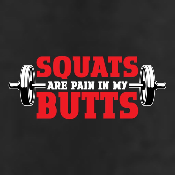 Squats Are A Pain In My Butt Bodybuilding Leg Day Fitness Funny Gift 7 Panel Mesh Trucker Snapback Hat