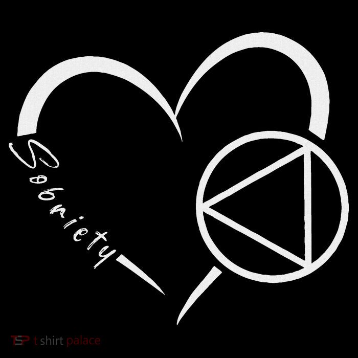 Sober Alcoholic Abstinence Aa Support Sobriety Heart Love Performance Shirt