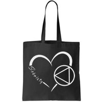 Sober Alcoholic Abstinence Aa Support Sobriety Heart Love Bag