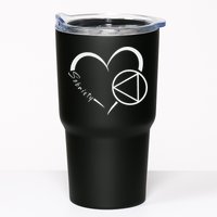 Sober Alcoholic Abstinence Aa Support Sobriety Heart Love Tumbler