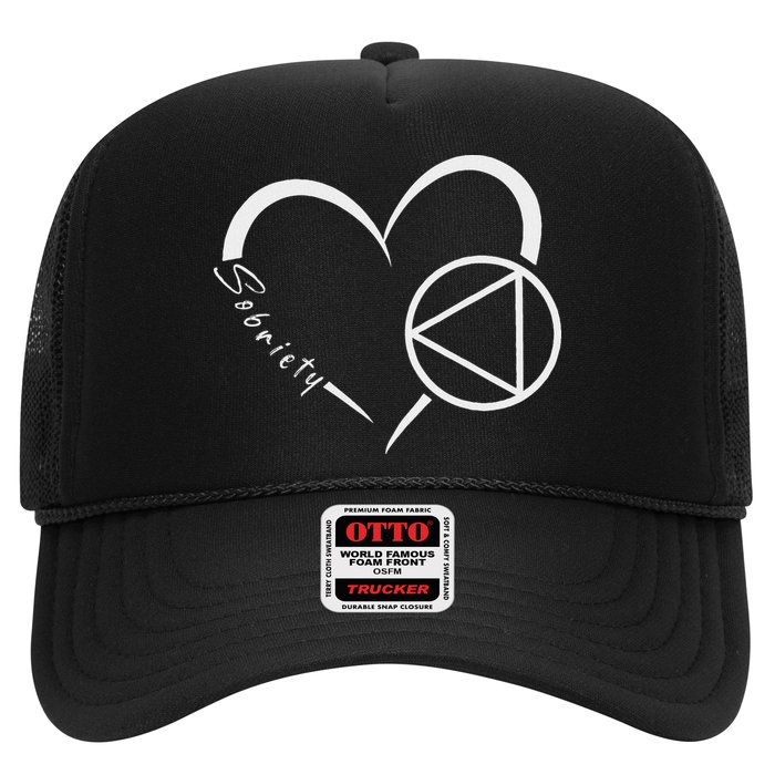 Sober Alcoholic Abstinence Aa Support Sobriety Heart Love Hat