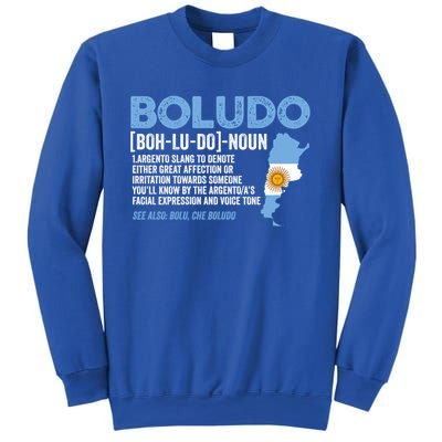 Sarcastic Argentinian Argentina Funny Boludo Definition Meaningful Gift Sweatshirt