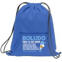 Sarcastic Argentinian Argentina Funny Boludo Definition Meaningful Gift Sweatshirt Cinch Pack Bag