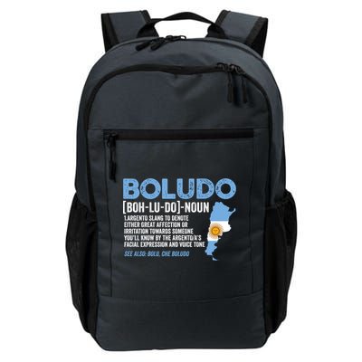 Sarcastic Argentinian Argentina Funny Boludo Definition Meaningful Gift Daily Commute Backpack