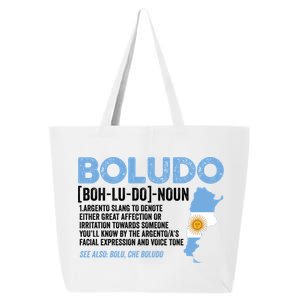 Sarcastic Argentinian Argentina Funny Boludo Definition Meaningful Gift 25L Jumbo Tote