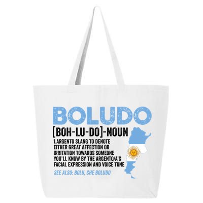 Sarcastic Argentinian Argentina Funny Boludo Definition Meaningful Gift 25L Jumbo Tote