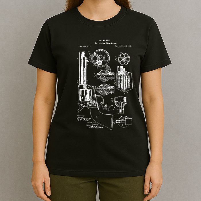 Single Action Army Revolver 45 Peacemaker T-Shirt