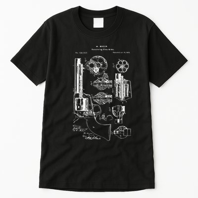 Single Action Army Revolver 45 Peacemaker Tall T-Shirt