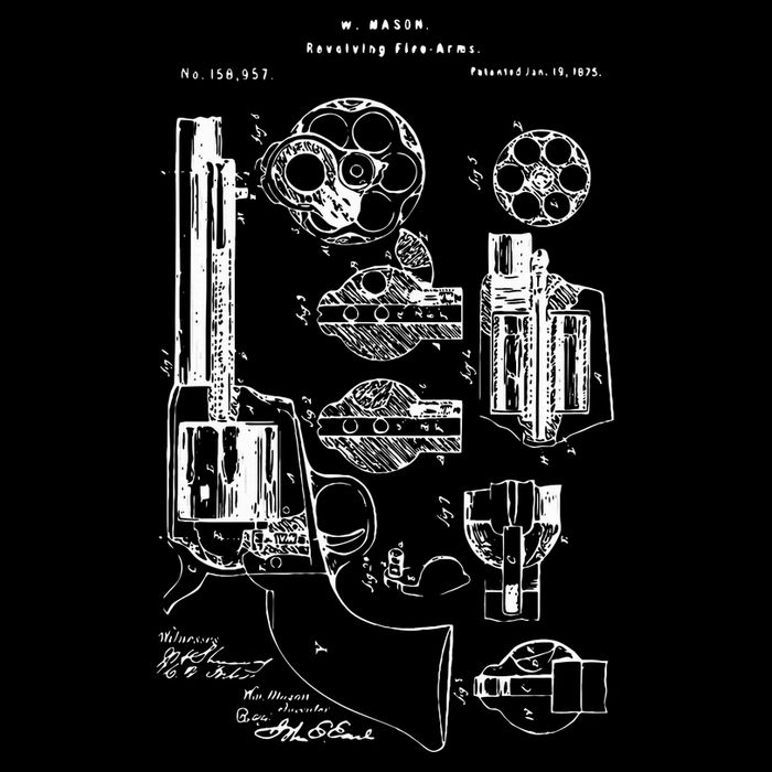 Single Action Army Revolver 45 Peacemaker Backpack